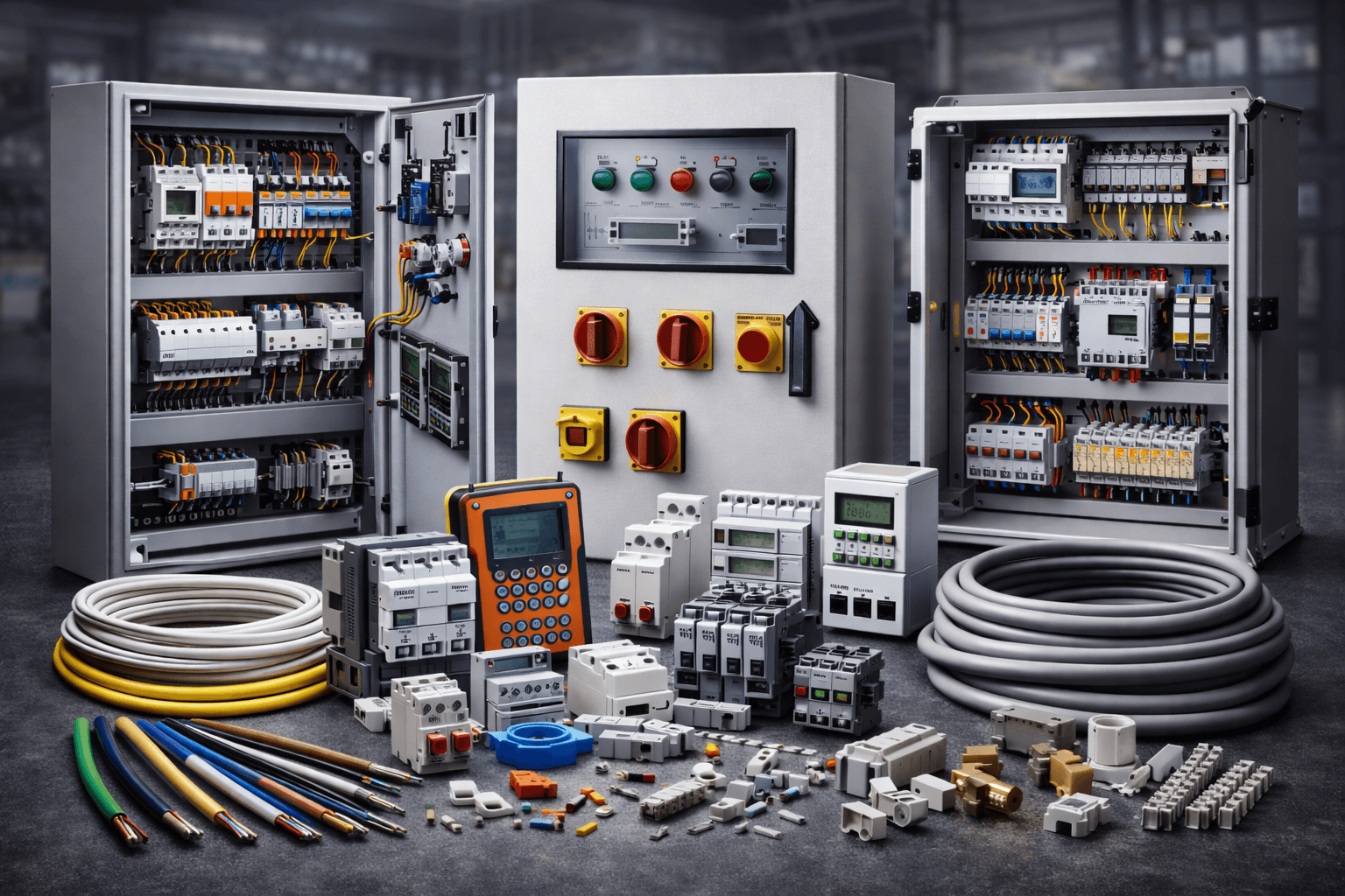 Ipari szerelvények, Kapcsolószekrények